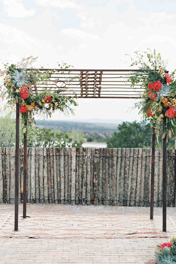 Succulent Wedding Arch